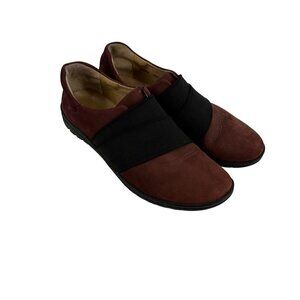 Hartjes Suede Comfort Shoe Color Block Made in Australia Size 9 1/2